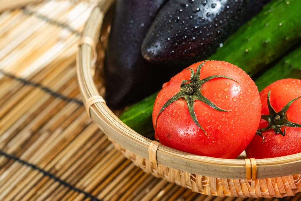 ワンちゃんにおすすめ～5つの夏野菜